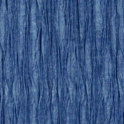 Hârtie creponată cu flori, 180 g, 50x250 cm - 615 albastru mediu