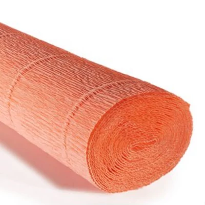 Hârtie creponată florală, 180 g, 50x250 cm - 617 coral