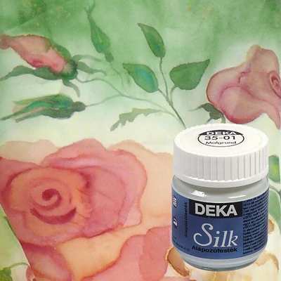 Vopsea mătase Deka Silk 50 ml - 01 grund, baza de acuarela
