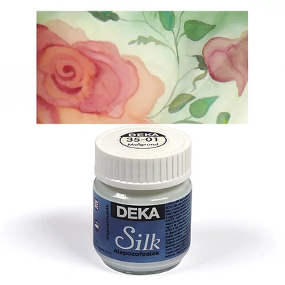 Vopsea mătase Deka Silk 50 ml - 01 grund, baza de acuarela