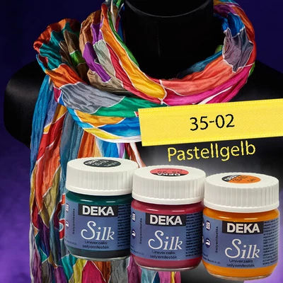 Vopsea mătase Deka Silk 50 ml - 02 galben pastel
