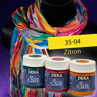 Vopsea pentru mătase Deka Silk 50 ml - 04 lămâie