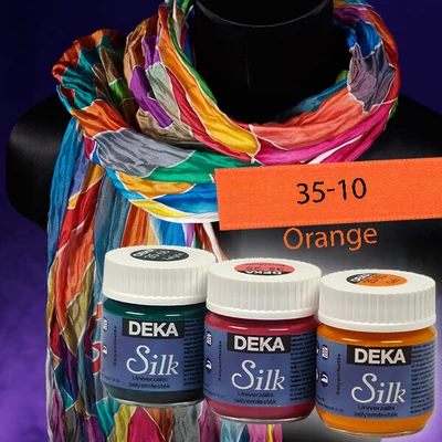 Vopsea pentru mătase Deka Silk 50 ml - 10 portocalii
