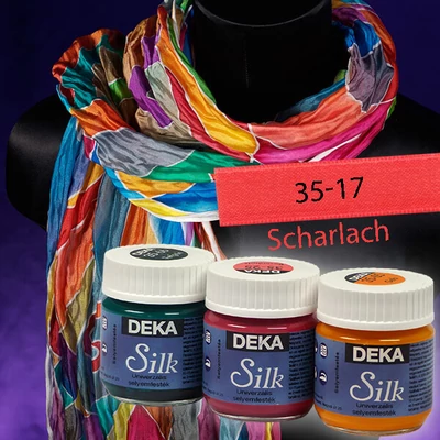 Vopsea pentru mătase Deka Silk 50 ml - 17 stacojiu