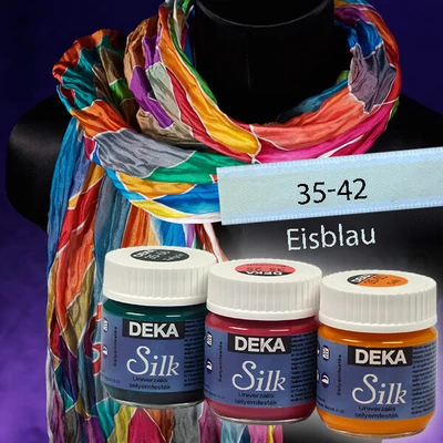Vopsea pentru mătase Deka Silk 50 ml - 42 albastru gheață