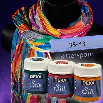 Vopsea mătase Deka Silk 50 ml - 43 albastru floarea de colt
