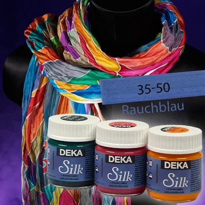 Vopsea mătase Deka Silk 50 ml - 50 albastru fum