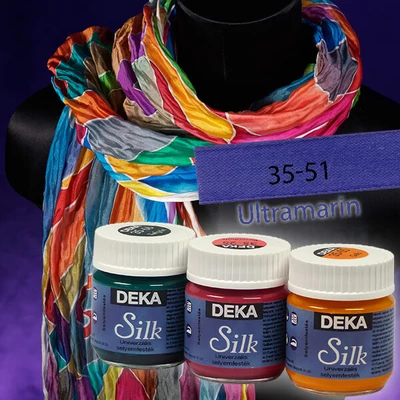 Vopsea pentru mătase Deka Silk 50 ml - 51 albastru ultramarin