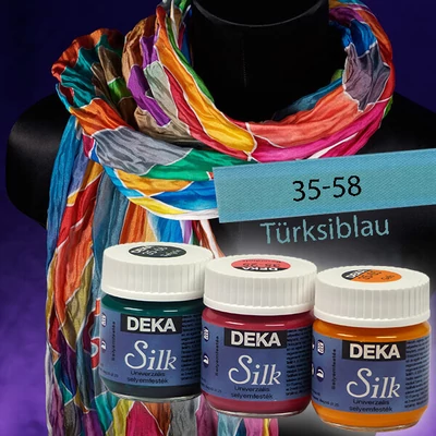 Vopsea pentru mătase Deka Silk 50 ml - 58 turcoaz
