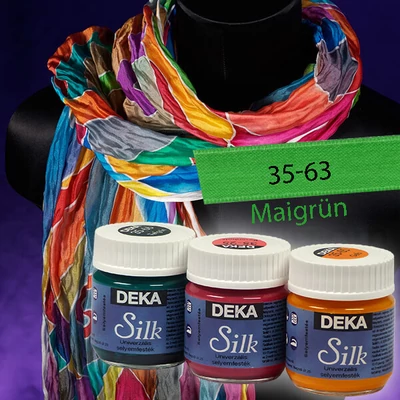 Vopsea pentru mătase Deka Silk 50 ml - 63 mai verde