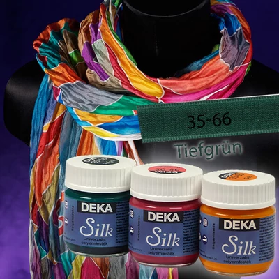 Vopsea pentru mătase Deka Silk 50 ml - 66 verde închis