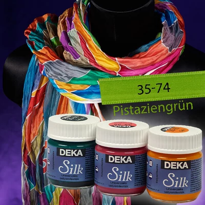 Vopsea pentru mătase Deka Silk 50 ml - 74 verde fistic