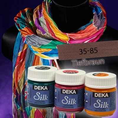 Vopsea pentru mătase Deka Silk 50 ml - 85 maro închis