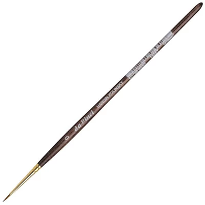 Da Vinci Harbin-Kolinksy 1526Y pensulă rotundă, din păr de jder roșcat - 0