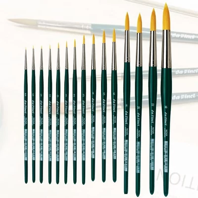 Da Vinci Nova 1570 pensulă sintetică, rotundă - în mărimi diverse