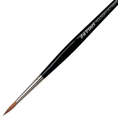 Da Vinci Kolinsky-Rotmarder, pensulă rotundă cu 36 de fire de blană de nevăstuică – în diverse dimensiuni