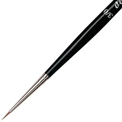 Da Vinci Kolinsky-Rotmarder, pensulă rotundă cu 36 de fire de blană de nevăstuică - 3/0