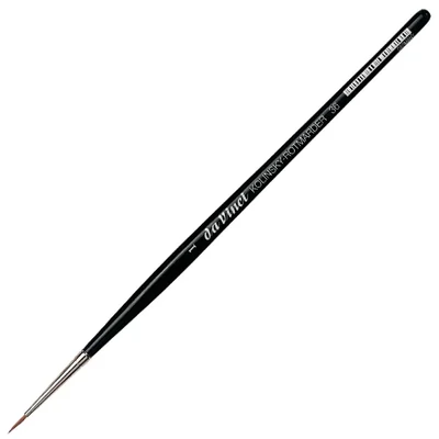 Da Vinci Kolinsky-Rotmarder, pensulă rotundă cu 36 de fire de blană de nevăstuică - 1