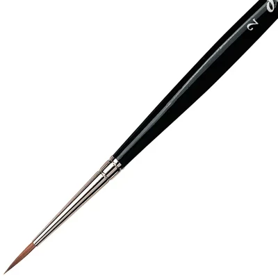 Da Vinci Kolinsky-Rotmarder, pensulă rotundă cu 36 de fire de blană de nevăstuică - 2