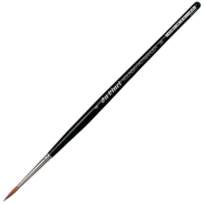 Da Vinci Kolinsky-Rotmarder, pensulă rotundă cu 36 de fire de blană de nevăstuică - 4