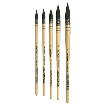 Da Vinci Petit Gris Pur 418 pensulă rotundă din păr de veveriță - în mărimi diverse