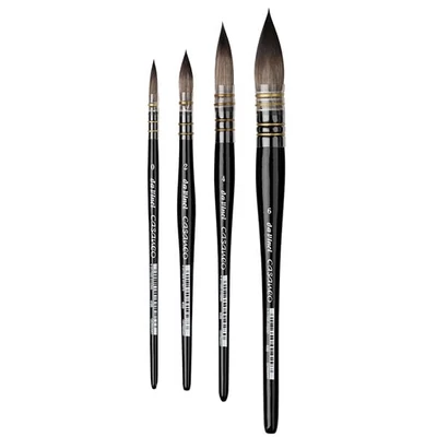 Da Vinci Casaneo 498 pensulă sintetică, rotundă - în dimensiuni diverse