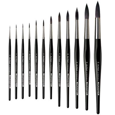 Da Vinci Casaneo 5598 pensulă sintetică, rotundă - în mărimi diverse