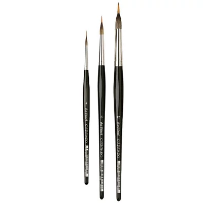 Da Vinci Casaneo 5599 pensulă sintetică, cu vârf ascuțit - în mărimi diverse