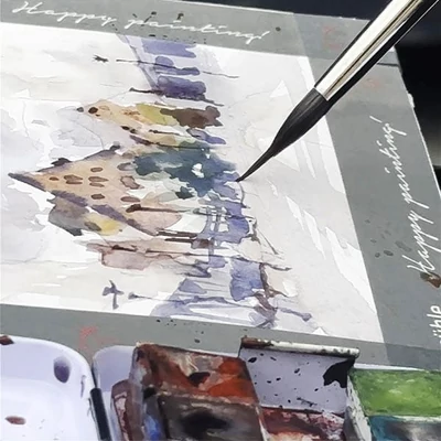 Da Vinci Casaneo 5599 pensulă sintetică, cu vârf ascuțit - în mărimi diverse
