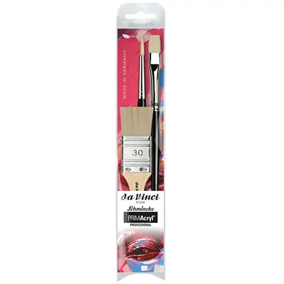 Da Vinci pentru Schmincke Set de pensule Primacryl, sintetice, mixte, 3 buc