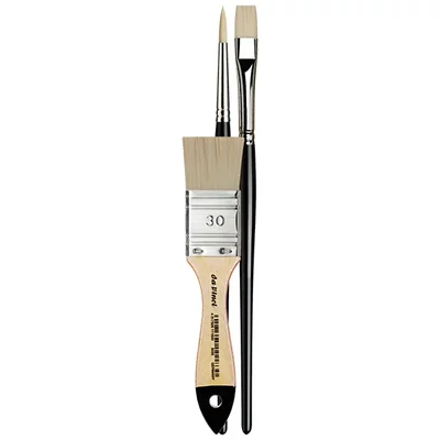Da Vinci pentru Schmincke Set de pensule Primacryl, sintetice, mixte, 3 buc