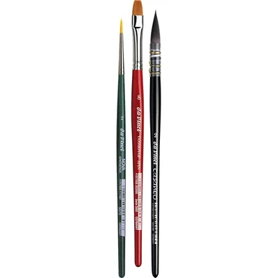 Da Vinci Botanical Art Watercolour Set, sintetice, mixte, 3 buc
