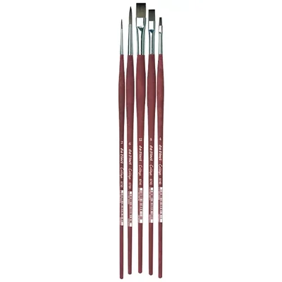 Set de perii sintetice Da Vinci College, mixte, 5 buc