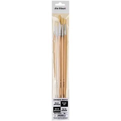 Da Vinci 5295 set de perii, sintetice, rotunde, 5 buc