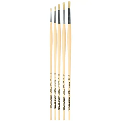 Da Vinci 5295 set de perii, sintetice, rotunde, 5 buc