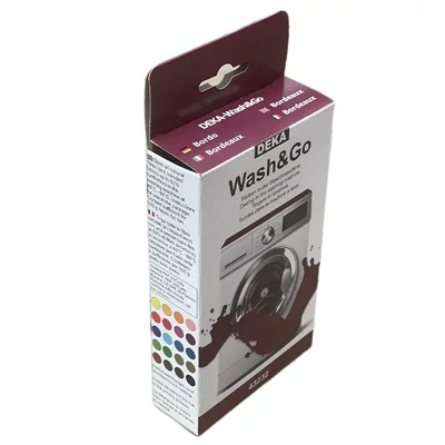 Vopsea pentru țesături pentru mașina de spălat Deka Wash&amp;Go  - 32 visiniu