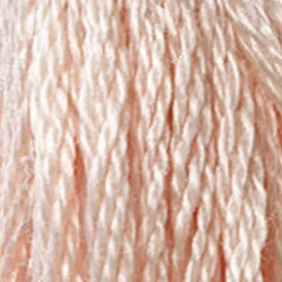 Ață pentru broderie DMC Mouliné (împărțit, 6 fire), 8 m - 007-353, Peach
