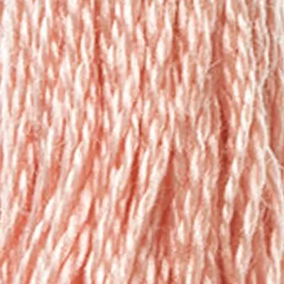 Ață pentru broderie DMC Mouliné (împărțit, 6 fire), 8 m - 008-352, Coral - LT