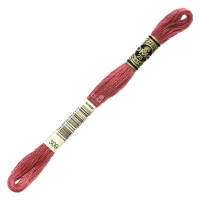 Ață pentru broderie DMC Mouliné (împărțit, 6 fire), 8 m - 039-309, Rose - DK