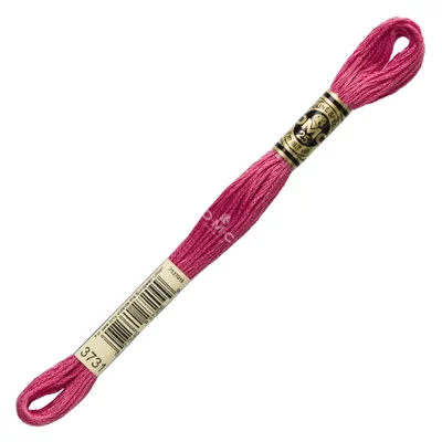 Ață pentru broderie DMC Mouliné (împărțit, 6 fire), 8 m - 048-3731, Dusty Rose - VY DK