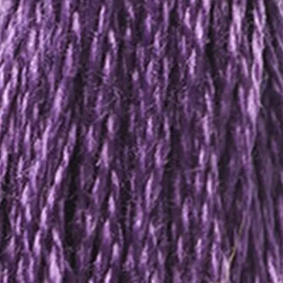 Ață pentru broderie DMC Mouliné (împărțit, 6 fire), 8 m - 094-327, Violet