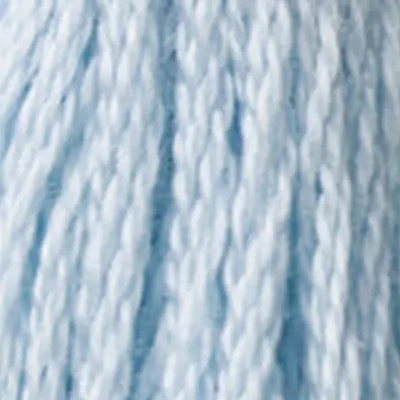 Ață pentru broderie DMC Mouliné (împărțit, 6 fire), 8 m - 134-162, Baby Blue - LT