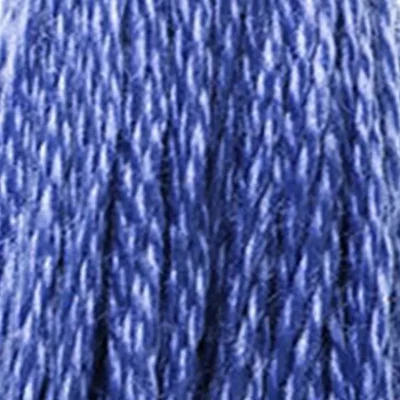 Ață pentru broderie DMC Mouliné (împărțit, 6 fire), 8 m - 137-826, Blue - MED