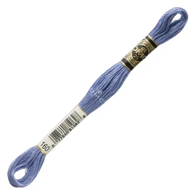 Ață pentru broderie DMC Mouliné (împărțit, 6 fire), 8 m - 147-160, Petrol Blue - MED