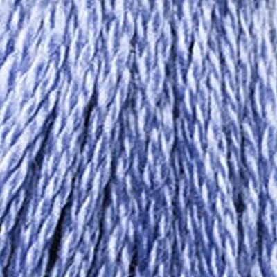 Ață pentru broderie DMC Mouliné (împărțit, 6 fire), 8 m - 154-334, Baby Blue - MED