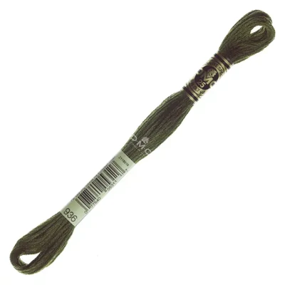 Ață pentru broderie DMC Mouliné (împărțit, 6 fire), 8 m - 263-936, Avocado Green - VY DK