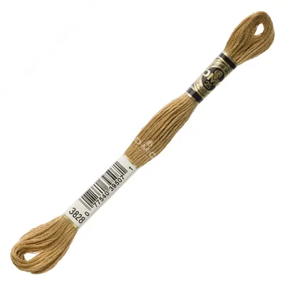 Ață pentru broderie DMC Mouliné (împărțit, 6 fire), 8 m - 305-3828, Hazelnut Brown