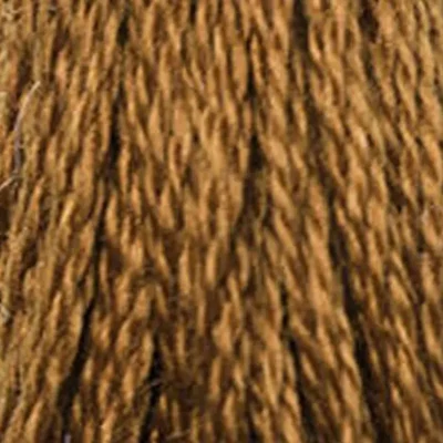Ață pentru broderie DMC Mouliné (împărțit, 6 fire), 8 m - 337-975, Golden Brown - DK