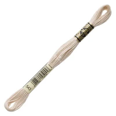 Ață pentru broderie DMC Mouliné (împărțit, 6 fire), 8 m - 429-543, Beige Brown - ULT VY LT
