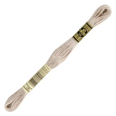 Ață pentru broderie DMC Mouliné (împărțit, 6 fire), 8 m - 449-6, Medium Light Driftwood